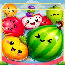 Jelly Fruit Merge play online for free