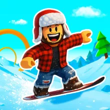 Snow Rider Obby Parkour play online for free