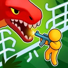 Dino Fighter: Jurassic Escape mainkan online gratis