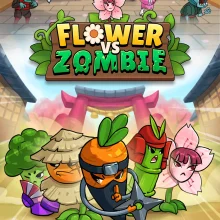 Flower Defense Zombies Offensive mainkan online gratis