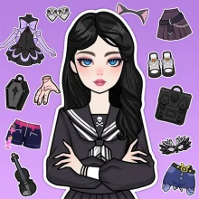 Magical Diary: Paper Dress Up play online for free