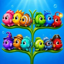 Fish Sort play online for free